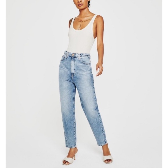 AG Renn Extended High Rise Barrel Jeans Size 26 - Picture 2 of 12